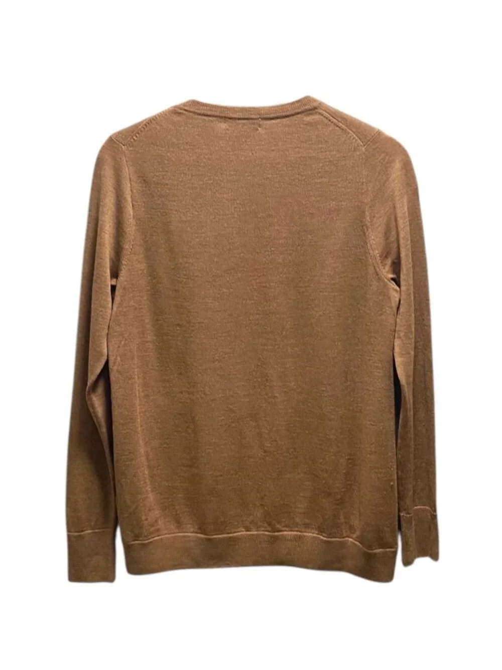 J.Crew 100% Merino Wool Zip Accent Sweater Beige Size XS Neutral Preppy Coastal